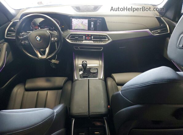 5UXCR6C58KLL10894 2019 BMW X5 Gray ხელსაწყოთა პანელის ხედი