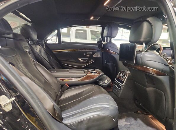 WDDUG8GB0JA406235 2018 MERCEDES-BENZ S Black Սալոնի հետևի տեսք