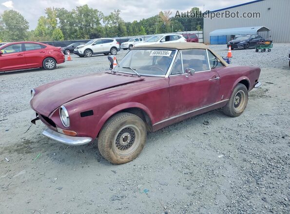 124BS10057670 1972 FIAT 124 Red Հետևի ձախ