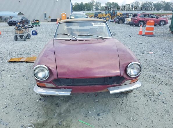 124BS10057670 1972 FIAT 124 Red Առջևի վահանակի տեսք