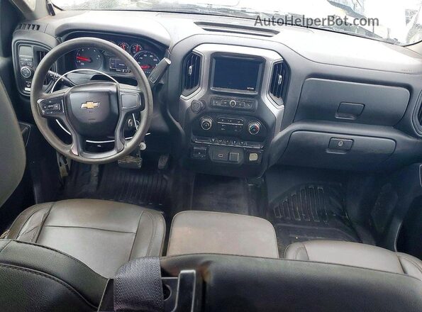 1GC4WLEY5LF324899 2020 CHEVROLET SILVERADO White Vista del cuadro de instrumentos