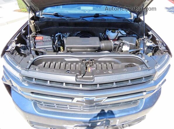 1GCPWDED7NZ104066 2022 CHEVROLET SILVERADO Gray წინა პანელის ხედი