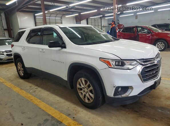 1GNERFKW1JJ117878 2018 CHEVROLET TRAVERSE White Vista frontal