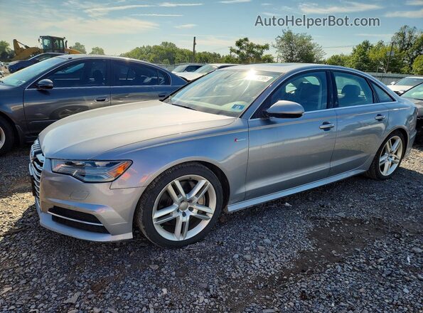 WAUFGAFC3GN160056 2016 AUDI A6 Gray Задня ліва чверть