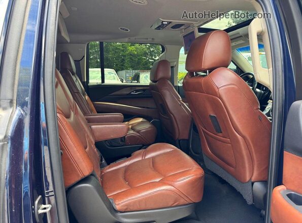 1GYS4HKJ1KR249238 2019 CADILLAC ESCALADE Black Вид задніх сидінь