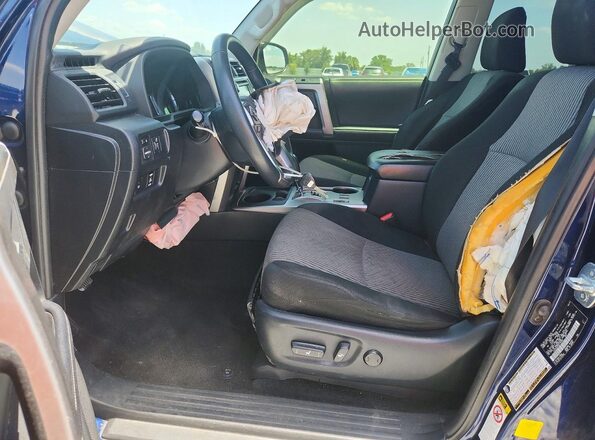 JTEZU5JR2K5198250 2019 TOYOTA 4RUNNER Blue Вид панелі приладів