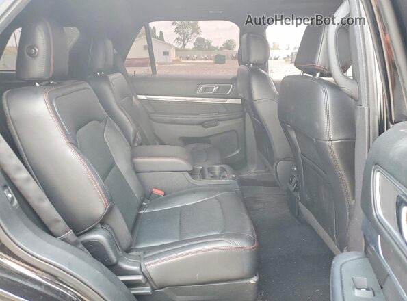 1FM5K8GT9HGD15084 2017 FORD EXPLORER Black Widok komory silnika