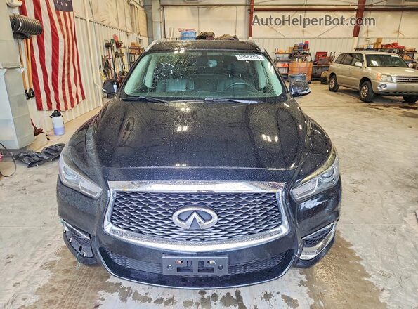 5N1DL0MM8KC565356 2019 INFINITI QX60 Black Widok z tyłu