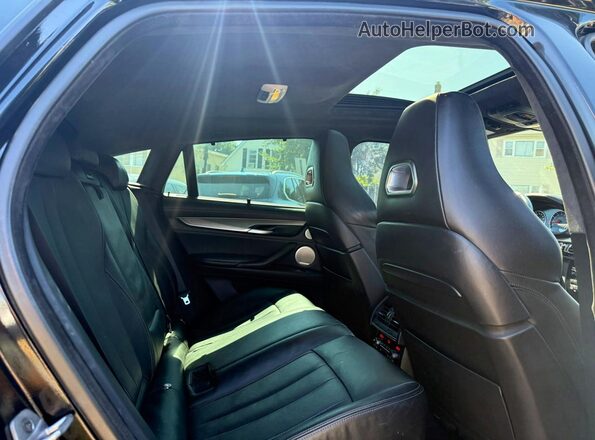 5YMKW8C55G0R43256 2016 BMW X6 Black Widok z tyłu