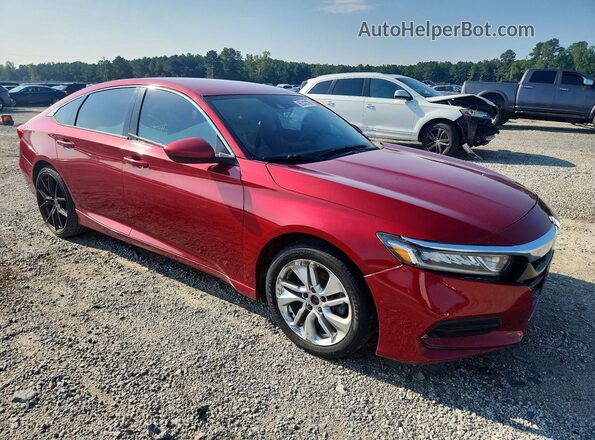 1HGCV1F10JA253823 2018 HONDA ACCORD Red წინა ხედი