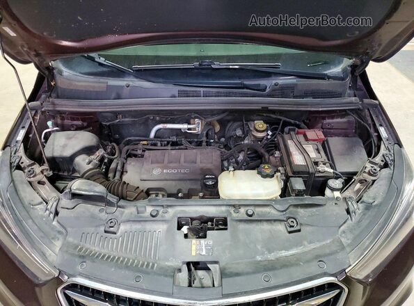 KL4CJFSB6HB118897 2017 BUICK ENCORE Темно-бордовый Вид наклейки с VIN-кодом