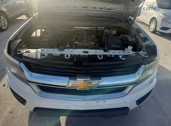 1GCHSBEA5J1103730 2018 CHEVROLET COLORADO White ძრავის განყოფილების ხედი