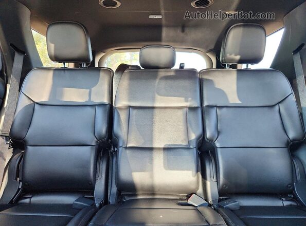 1FM5K8AB4LGD08147 2020 FORD EXPLORER Black Вид задньої частини салону