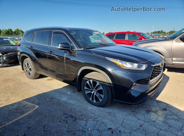5TDHZRBH8LS508279 2020 TOYOTA HIGHLANDER Black Vista frontal