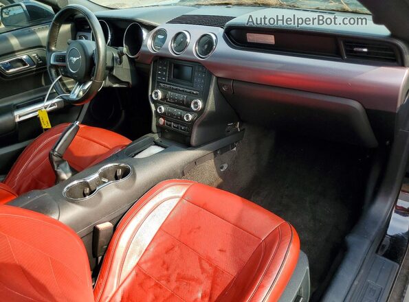 1FA6P8CF7G5201594 2016 FORD MUSTANG Черный Вид щитка приборов