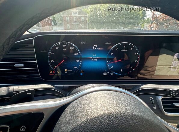 4JGFB4JB2MA406689 2021 MERCEDES-BENZ GLE Белый Вид щитка приборов