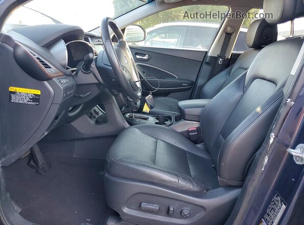 KM8SRDHF3HU207593 2017 HYUNDAI SANTA Blue Vista del salpicadero