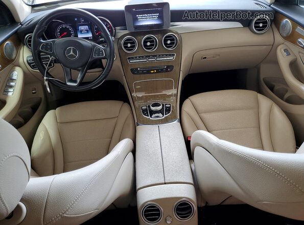 WDC0G4KB2JF366715 2018 MERCEDES-BENZ GLC-CLASS White Vista del cuadro de instrumentos
