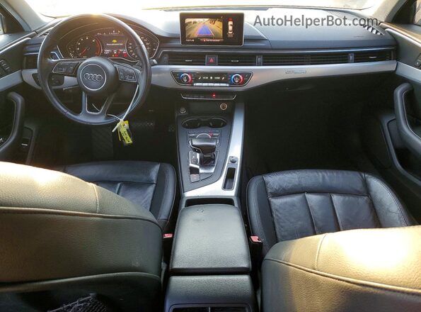 WAUANAF40HN007631 2017 AUDI A4 Black Вид щитка приладів