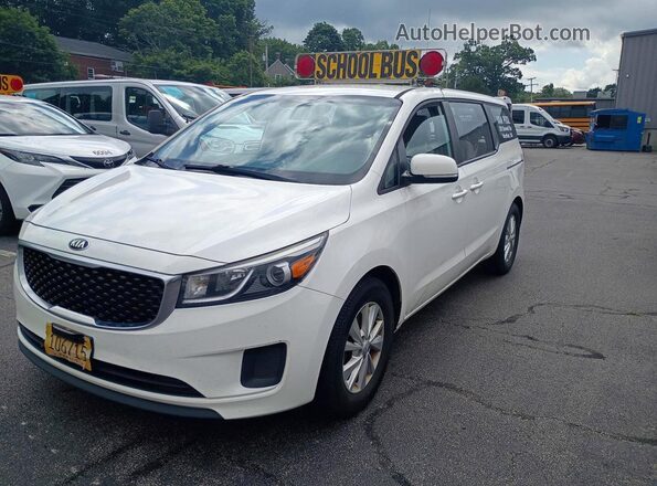 KNDMA5C11H6285610 2017 KIA SEDONA White Հետևի աջ