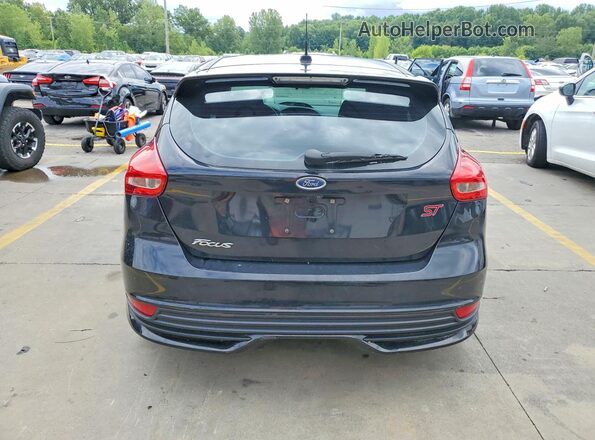 1FADP3L99GL371245 2016 FORD FOCUS Black Вид салону спереду