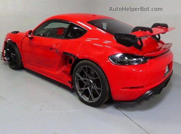 WP0AE2A89SK272107 2025 PORSCHE CAYMAN Красный Вид спереди