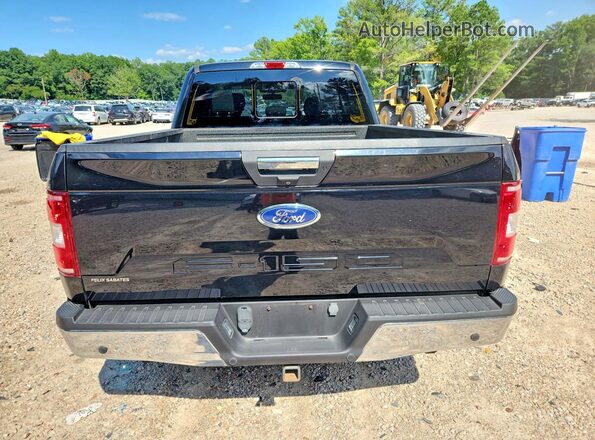1FTEW1C51KFB00352 2019 FORD F150 Black Widok wnętrza z przodu