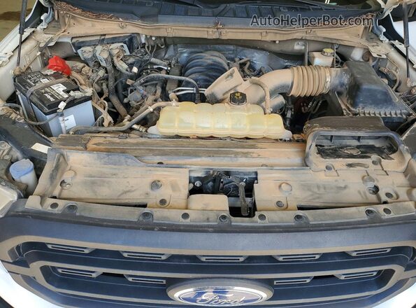 1FTEW1C5XMKE44109 2021 FORD F150 White Widok komory silnika