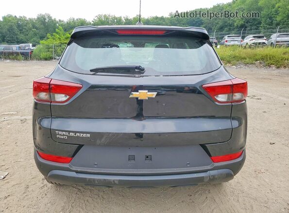 KL79MNSL5NB022570 2022 CHEVROLET TRAILBLAZER Black წინა სალონის ხედი