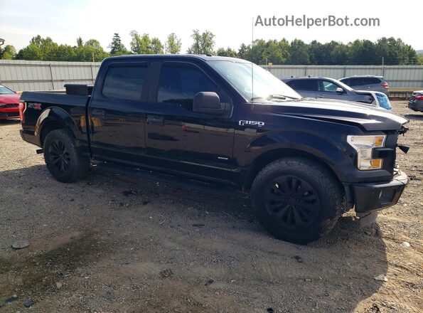 1FTEW1CP1HFC79521 2017 FORD F150 Black Դիմացի տեսք