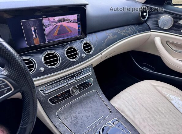 WDDZH6GB9HA239374 2017 MERCEDES-BENZ E Gray Rear interior view