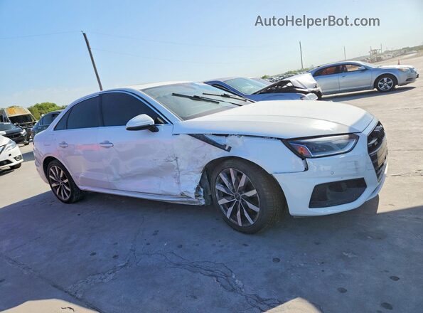 WAUABAF46MA053684 2021 AUDI A4 White წინა ხედი
