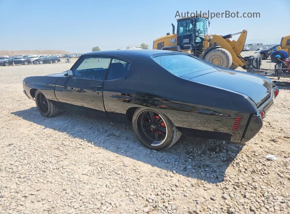 136371L131738 1971 CHEVROLET CHEVELLE Черный Задняя левая четверть