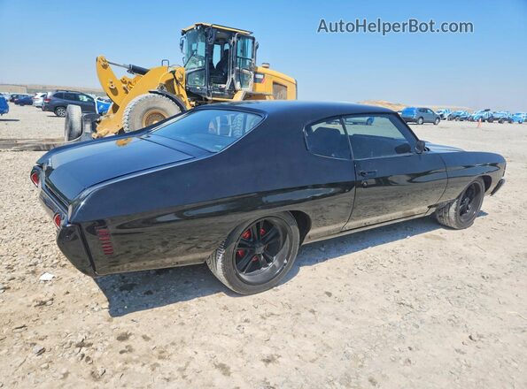 136371L131738 1971 CHEVROLET CHEVELLE Черный Задняя правая четверть