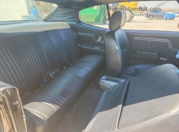 136371L131738 1971 CHEVROLET CHEVELLE Черный Вид задних сидений