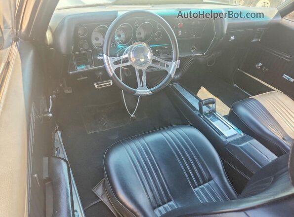 136371L131738 1971 CHEVROLET CHEVELLE Черный Вид панели приборов