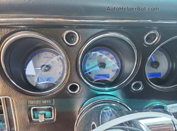 136371L131738 1971 CHEVROLET CHEVELLE Черный Вид щитка приборов
