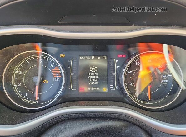 1C4PJLCB2GW135269 2016 JEEP CHEROKEE Черный Вид задних сидений