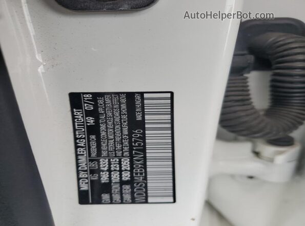 WDDSJ4EB9KN715796 2019 MERCEDES-BENZ CLA-CLASS White Սալոնի 360 աստիճան տեսք