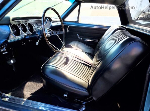 136805Z145847 1965 CHEVROLET EL Синий Вид салона спереди