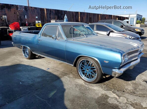 136805Z145847 1965 CHEVROLET EL Синий Передняя правая четверть