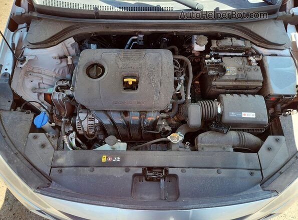 5NPD74LF9KH482297 2019 HYUNDAI ELANTRA Silver ძრავის განყოფილების ხედი