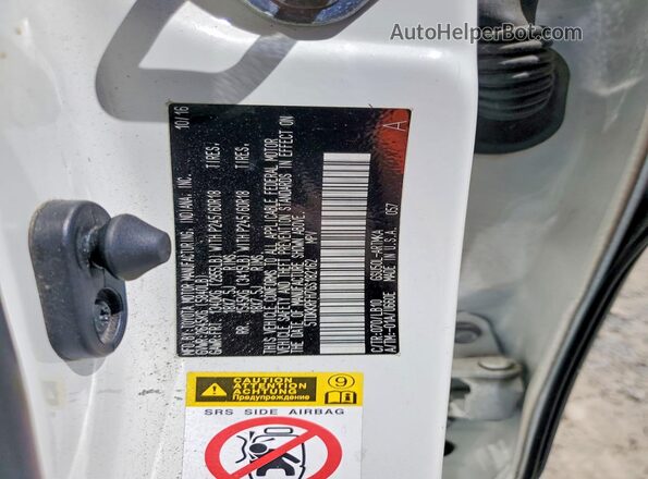 5TDKKRFH7GS182162 2016 TOYOTA HIGHLANDER White Սալոնի 360 աստիճան տեսք