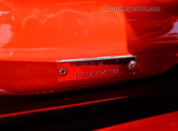 138375A149510 1965 CHEVROLET MALIBU Красный Вид подкапотного пространства