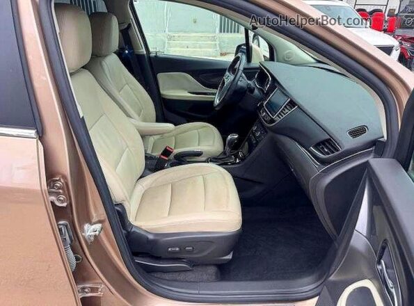 KL4CJCSM3KB734676 2019 BUICK ENCORE Tan Widok deski rozdzielczej