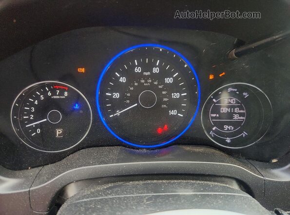 3CZRU6H30LM711710 2020 HONDA HR-V White Вид задніх сидінь