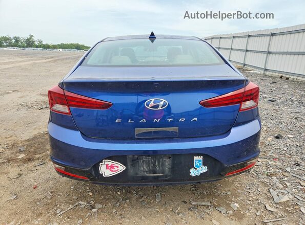 5NPD84LF8LH568909 2020 HYUNDAI ELANTRA Blue Widok wnętrza z przodu