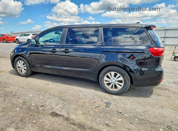 KNDMB5C19H6306877 2017 KIA SEDONA Черный Задняя правая четверть