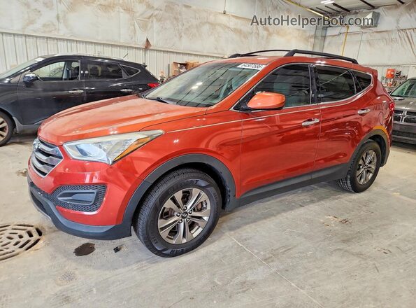 5XYZTDLB7GG344223 2016 HYUNDAI SANTA Orange Trasero izquierdo