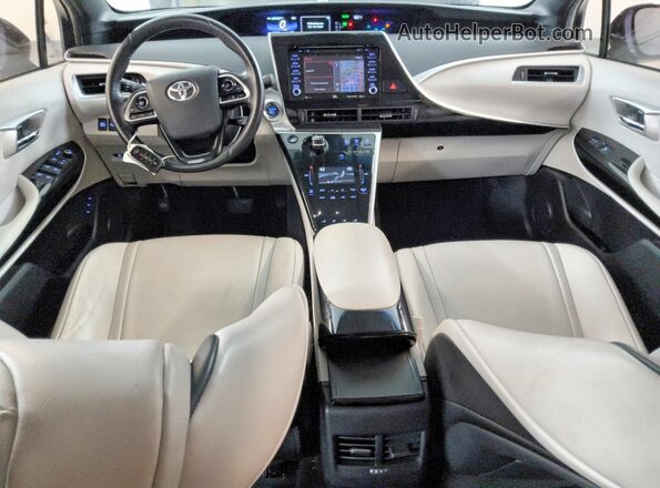 JTDBVRBD5LA008155 2020 TOYOTA MIRAI Blue Widok zestawu wskaźników